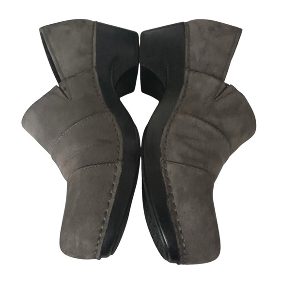 DANSKO TENLEY SABLE GREY SUEDE SLIP ON CLOGS SIZE 40 - Picture 5 of 14